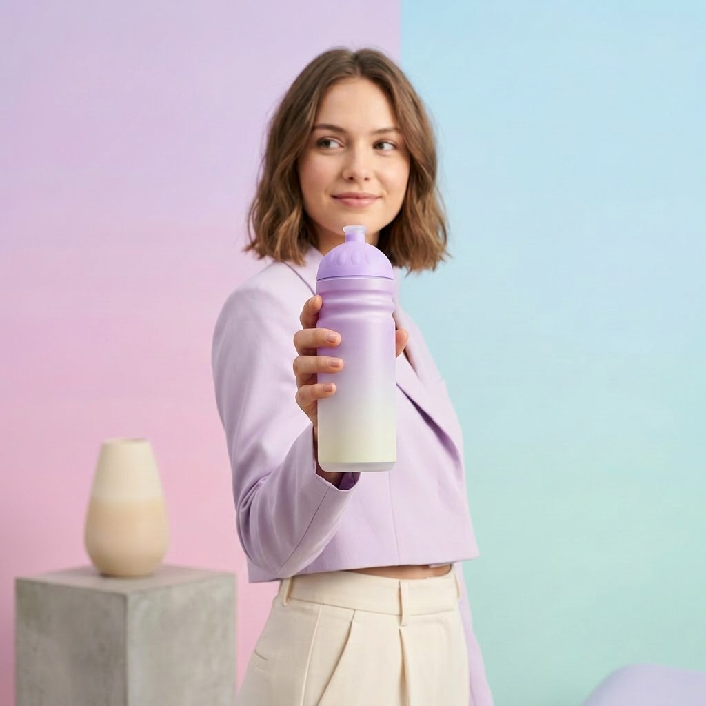 Zdravá lahev - Pastel fialová 0,7l N