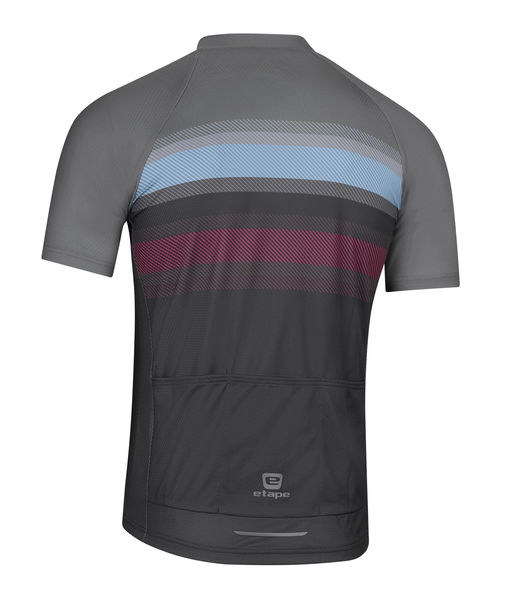 Pánský cyklistický dres LEADER, šedá/antracit