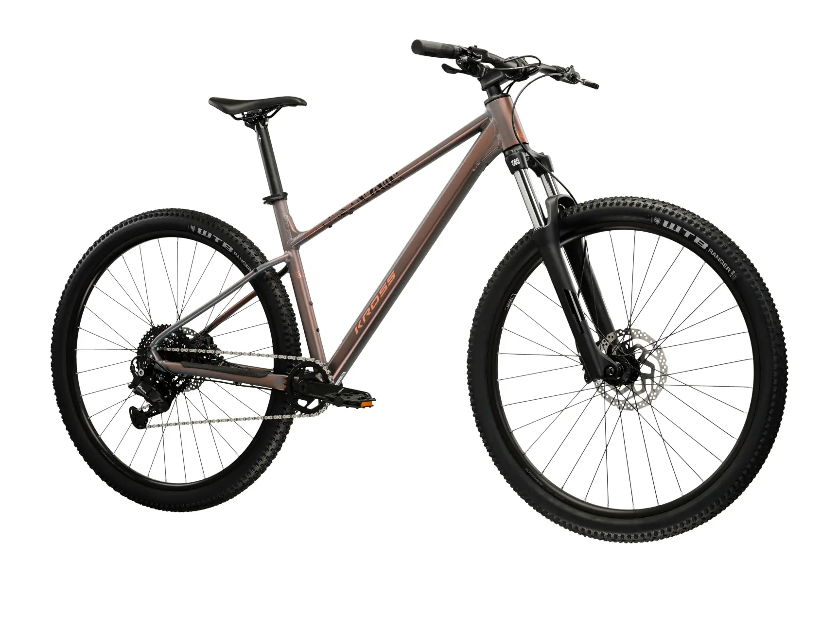 KROSS LEVEL X100, rám 17" (M), model 2026, pneu 29", barva šedá/hnědá/matný - ZDARMA dopravné, odborná montáž, seřízení a sada světel!