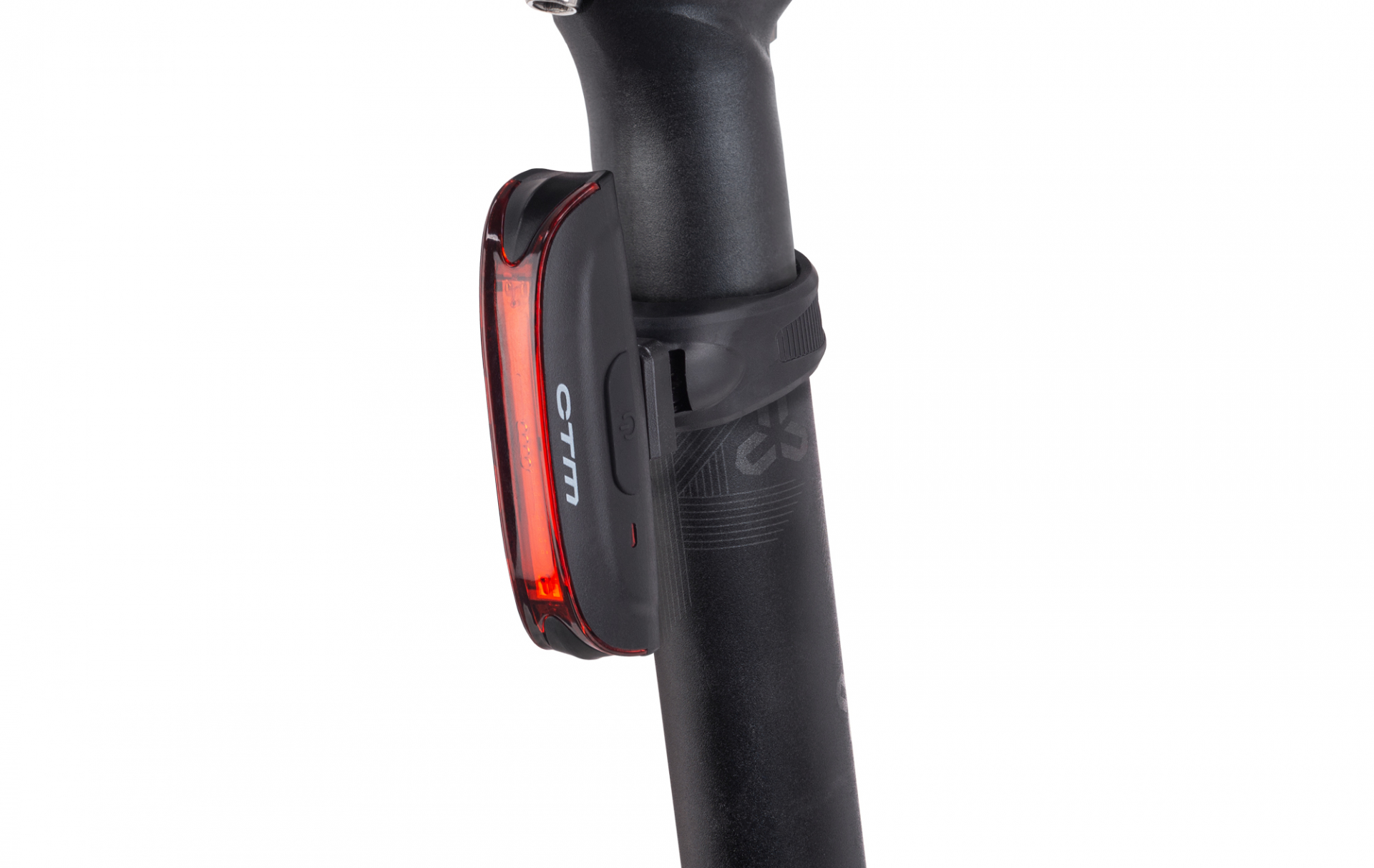 Osvětlení zadní CTM Caliber, 65ln, USB, černé