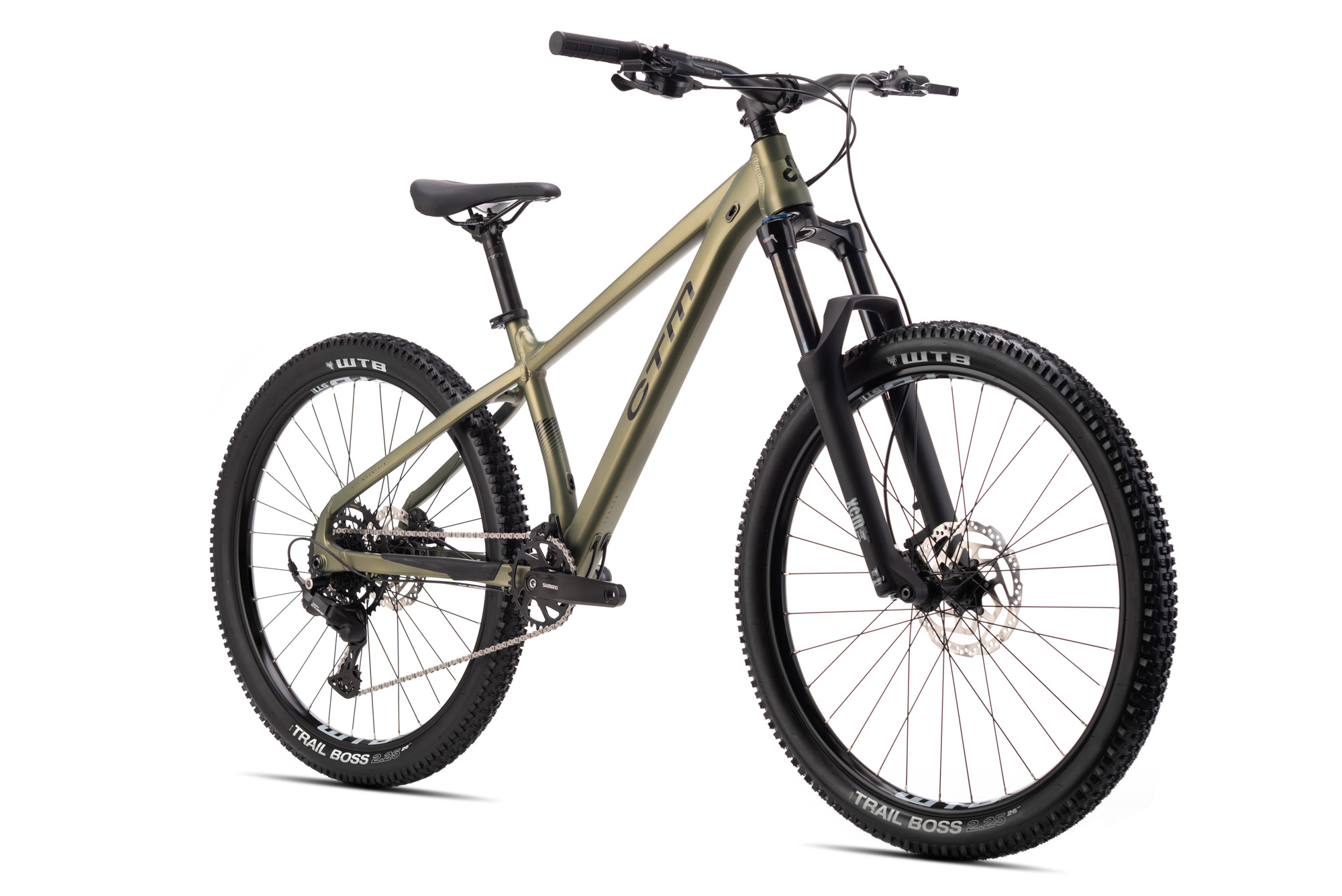 CTM ZEPHYR Comp JR 26", barva  matná zemitá zelená, model 2026, rám M - ZDARMA dopravné, seřízení, odborná montáž a zámek ABUS!