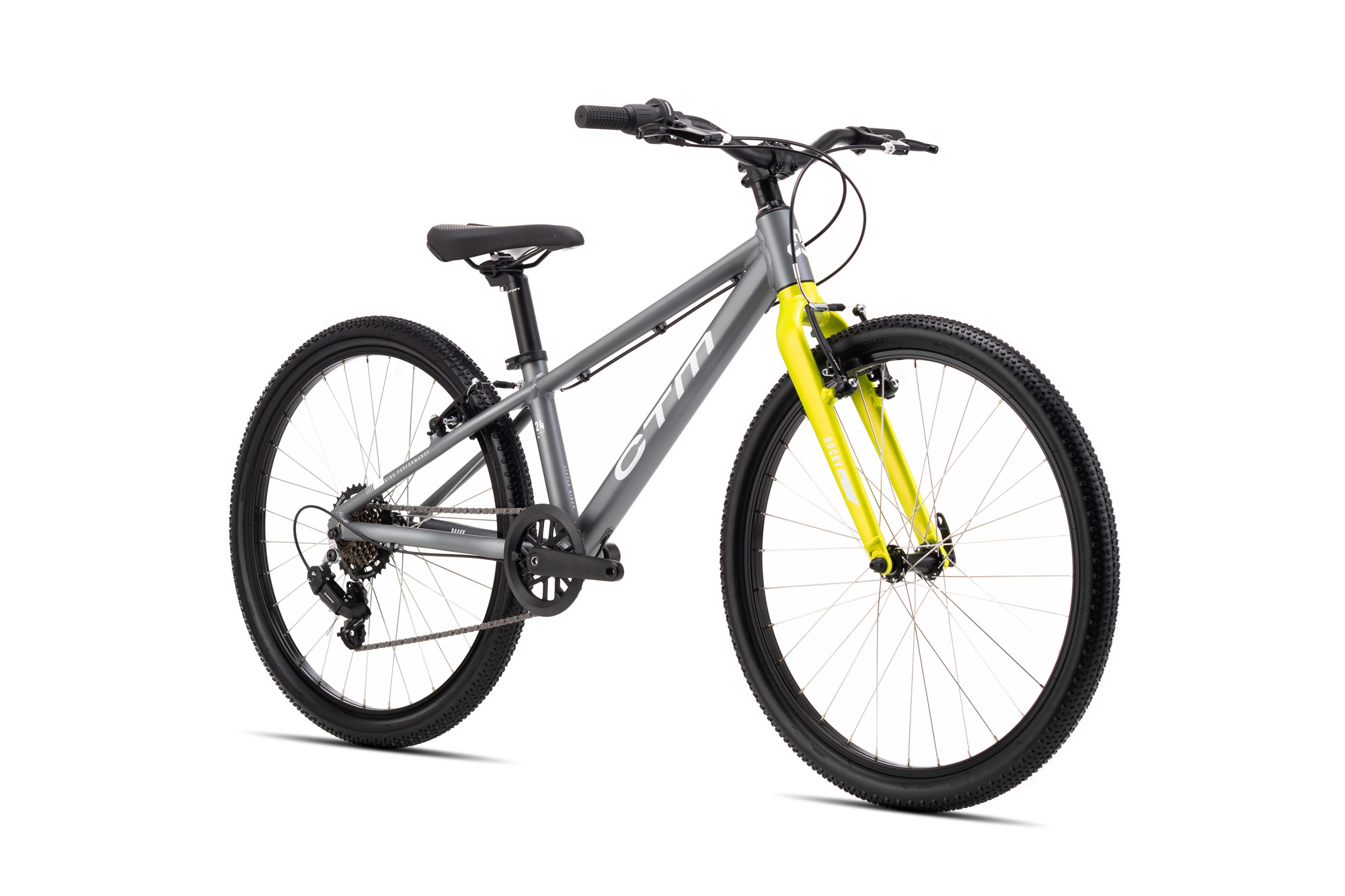 CTM ROCKY SL, barva matná šedá, 24", model 2026 - ZDARMA dopravné, seřízení a odborná montáž!