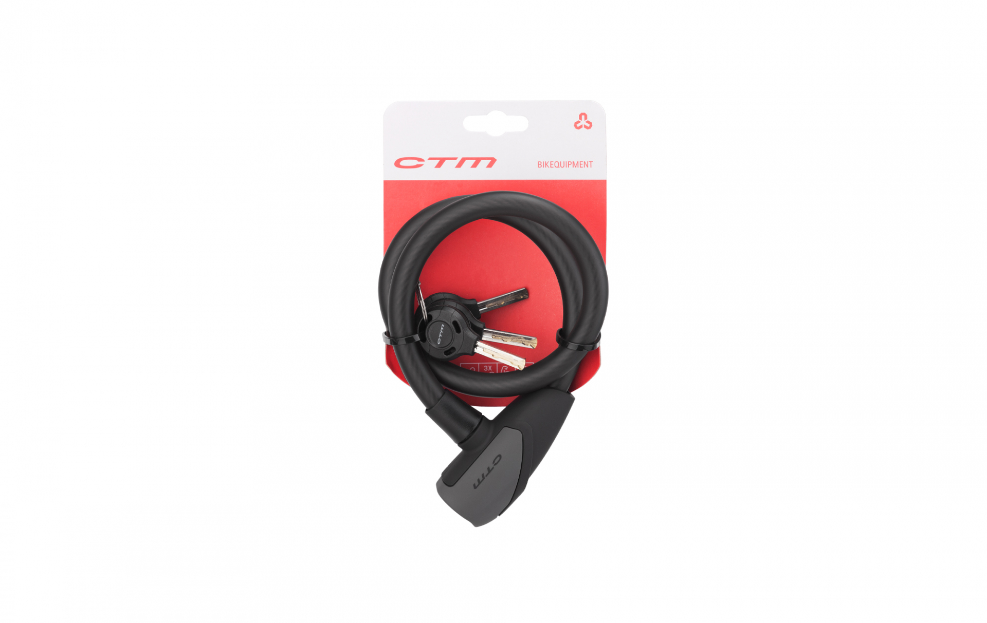Zámek smyčkový CTM CABLE, 12x650mm