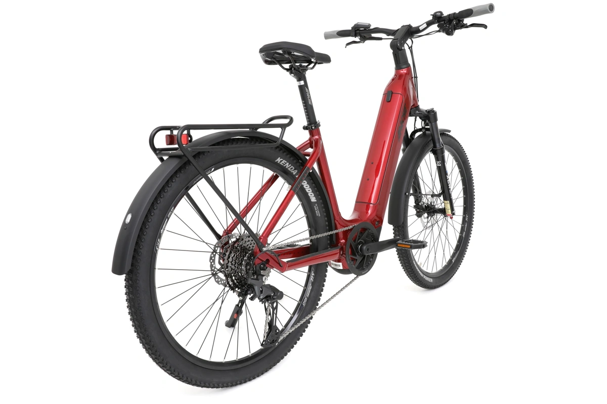 APACHE Rio Grande Bosch CX 800 Wh/22,2 Ah, 27,5" Touring, barva červená, rám M - ZDARMA dopravné, odborná montáž, seřízení a dárkový poukaz na nákup příslušenství!