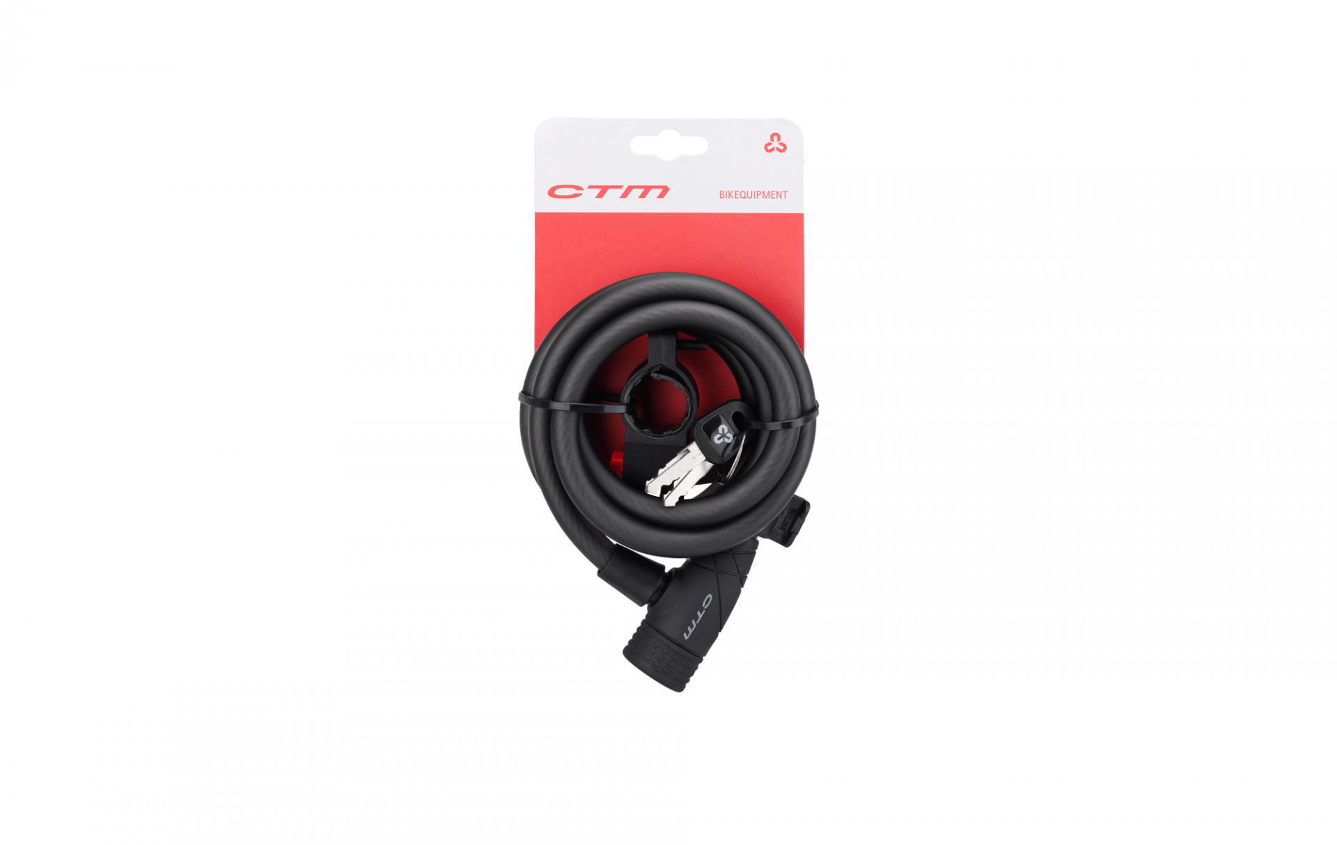 Zámek spirálový CTM CABLE, 12x1500mm