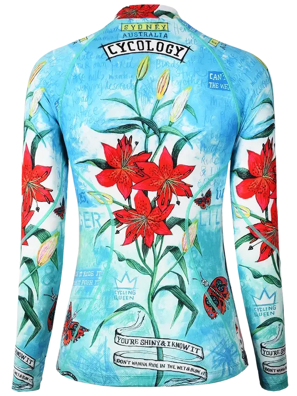 Funkční spodní vrstva CYCOLOGY Tiger Lily, aqua, dámské