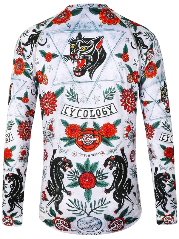 Dres MTB CYCOLOGY Ashanti, grey, pánský, dlouhý rukáv