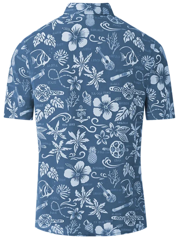 Gravel košile CYCOLOGY Hawaii, blue