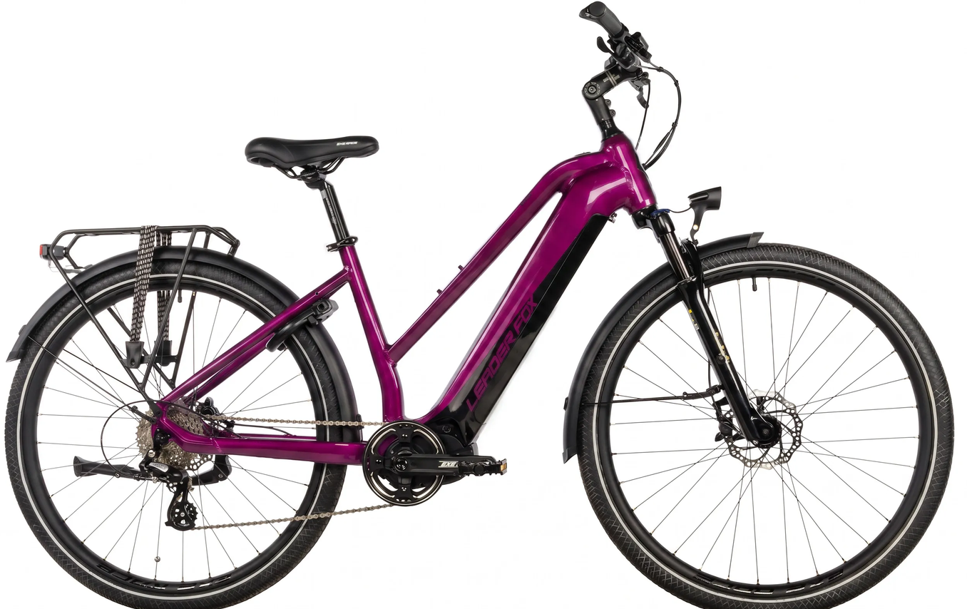 Leader Fox EXETER 28" dámský, model 2026-2, raspberry - ZDARMA dopravné, odborná montáž a seřízení!