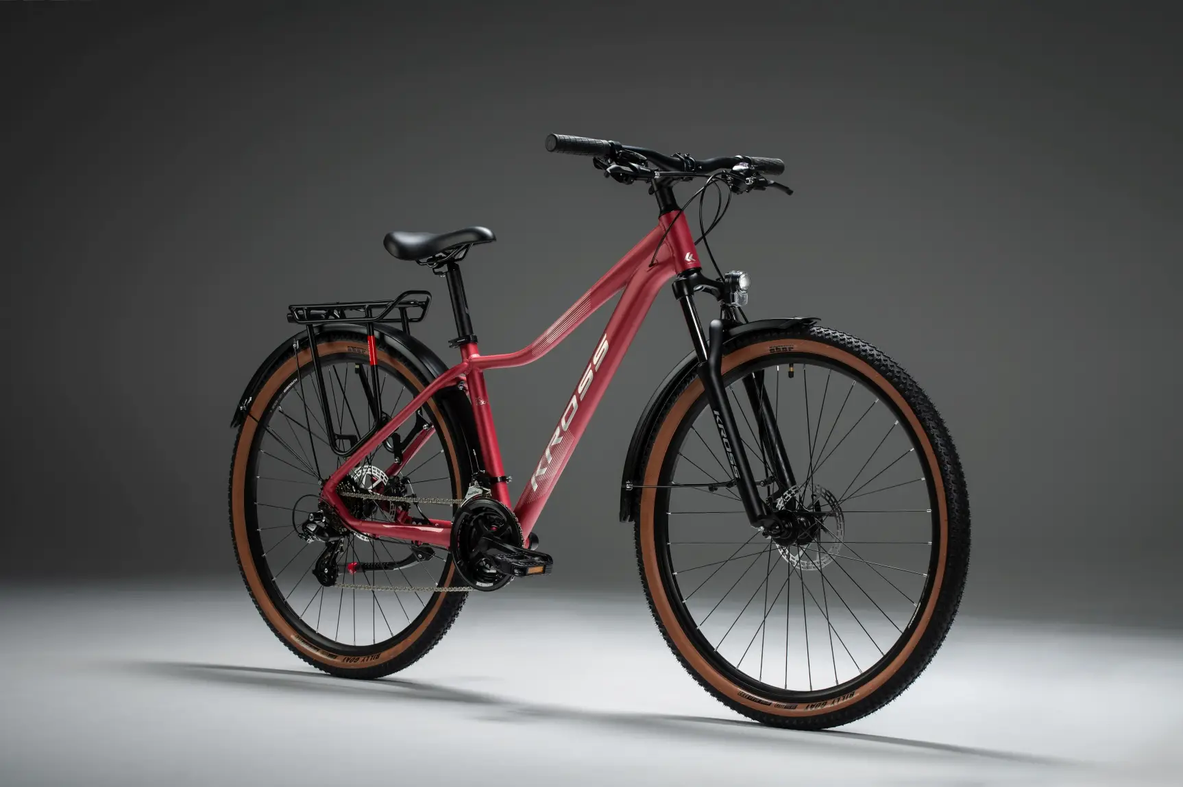 KROSS LEA X200 EQ, model 2026, pneu 27,5", barva růžová/stříbrná/matný - ZDARMA dopravné, seřízení, odborná montáž a cyklopočítač!