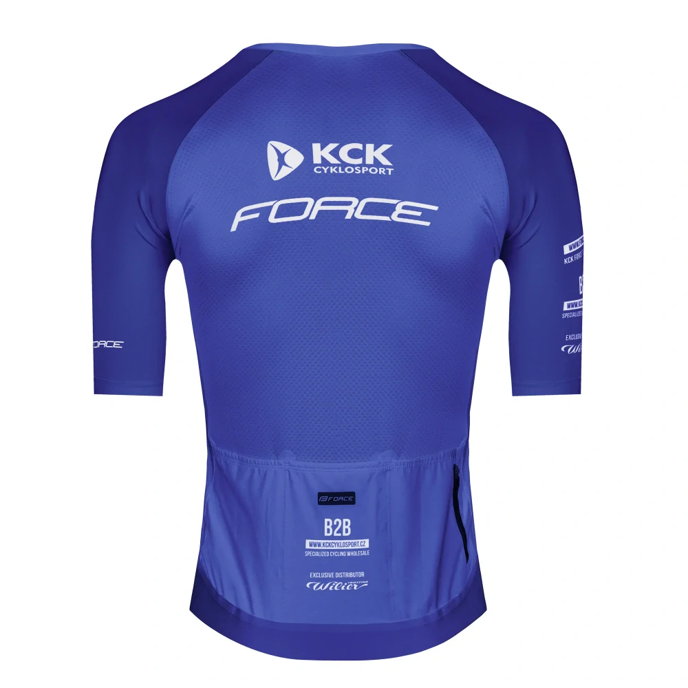 Dres FORCE SCRIPT TEAM krátký rukáv, modrý
