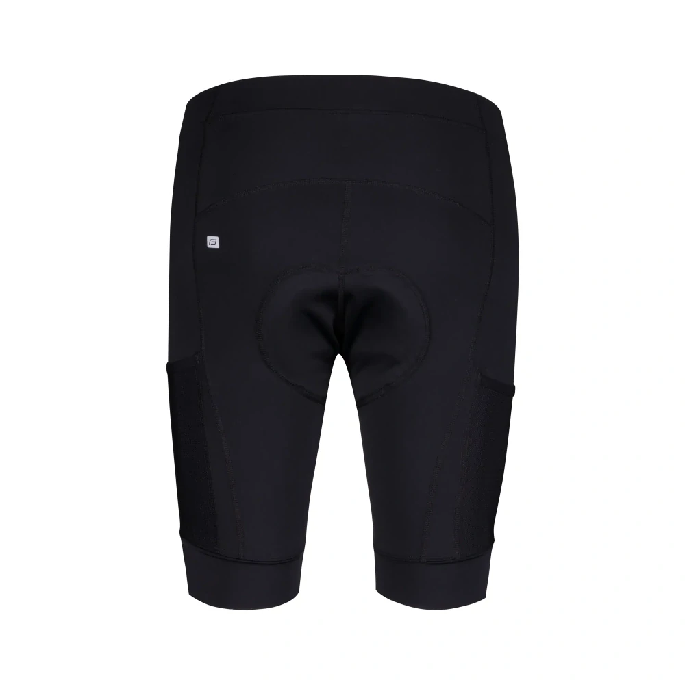 Kraťasy FORCE COMFORT 2 do pasu s vložkou, černé