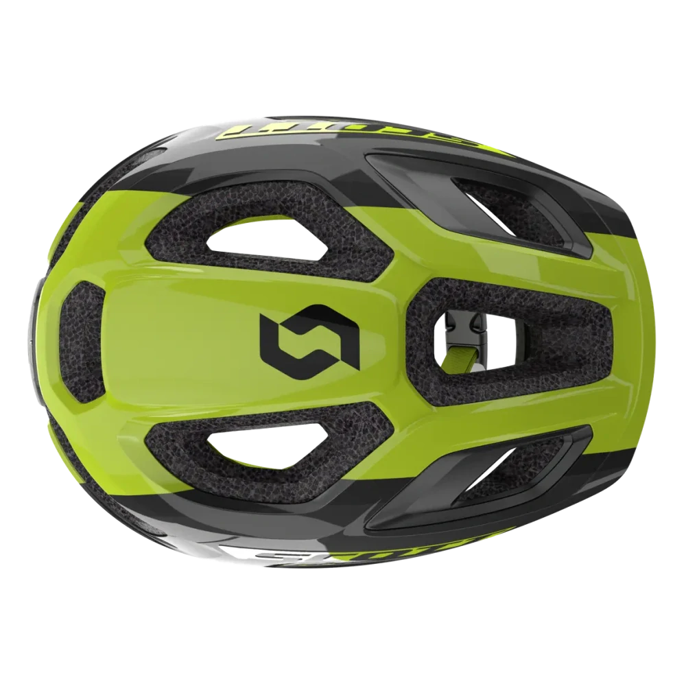 Přilba Scott Jr Spunto, barva black/radium yellow RC, jedna velikost