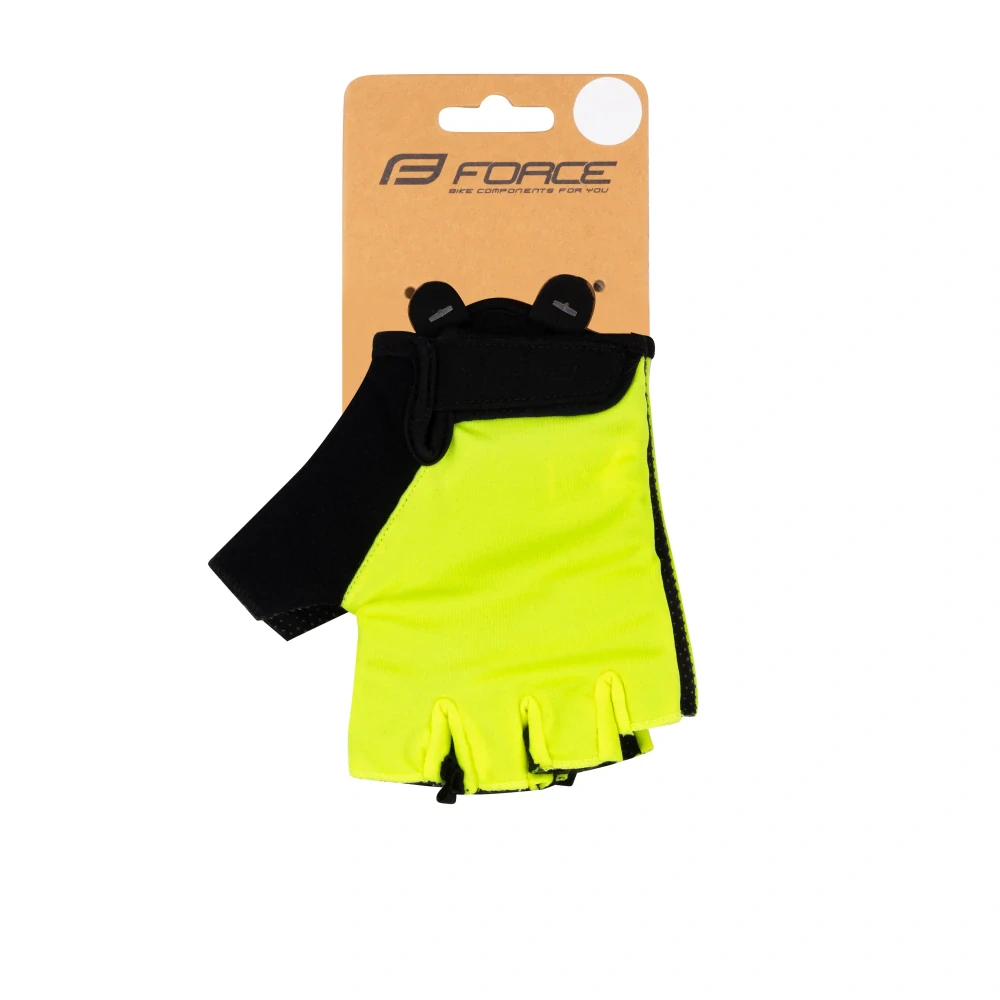 Rukavice FORCE FUN KID dětské, fluo