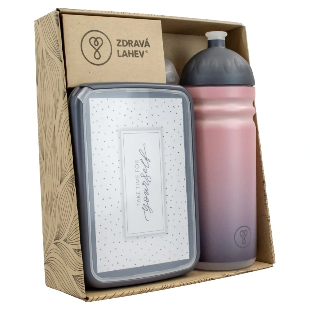 Zdravá sváča - SET Pastel šedorůžová