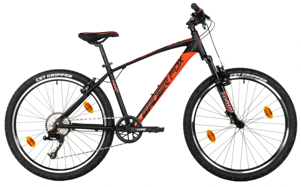 Leader Fox MXC, pneu 26", chlapecký, model 2027-2, orange/black matt - ZDARMA dopravné, seřízení, odborná montáž a sada světel!