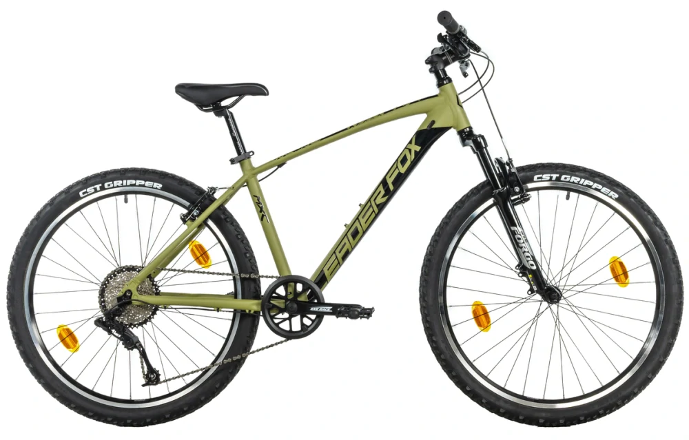 Leader Fox MXC, pneu 26", chlapecký, model 2027-4, army green - ZDARMA dopravné, seřízení, odborná montáž a sada světel!