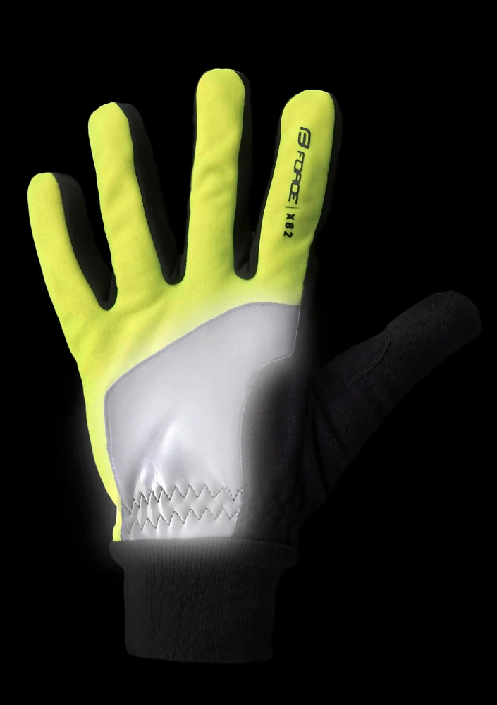 Rukavice FORCE X82, fluo