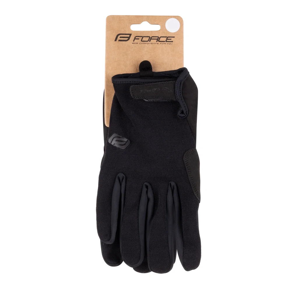 Rukavice FORCE MTB MOUNT, černé