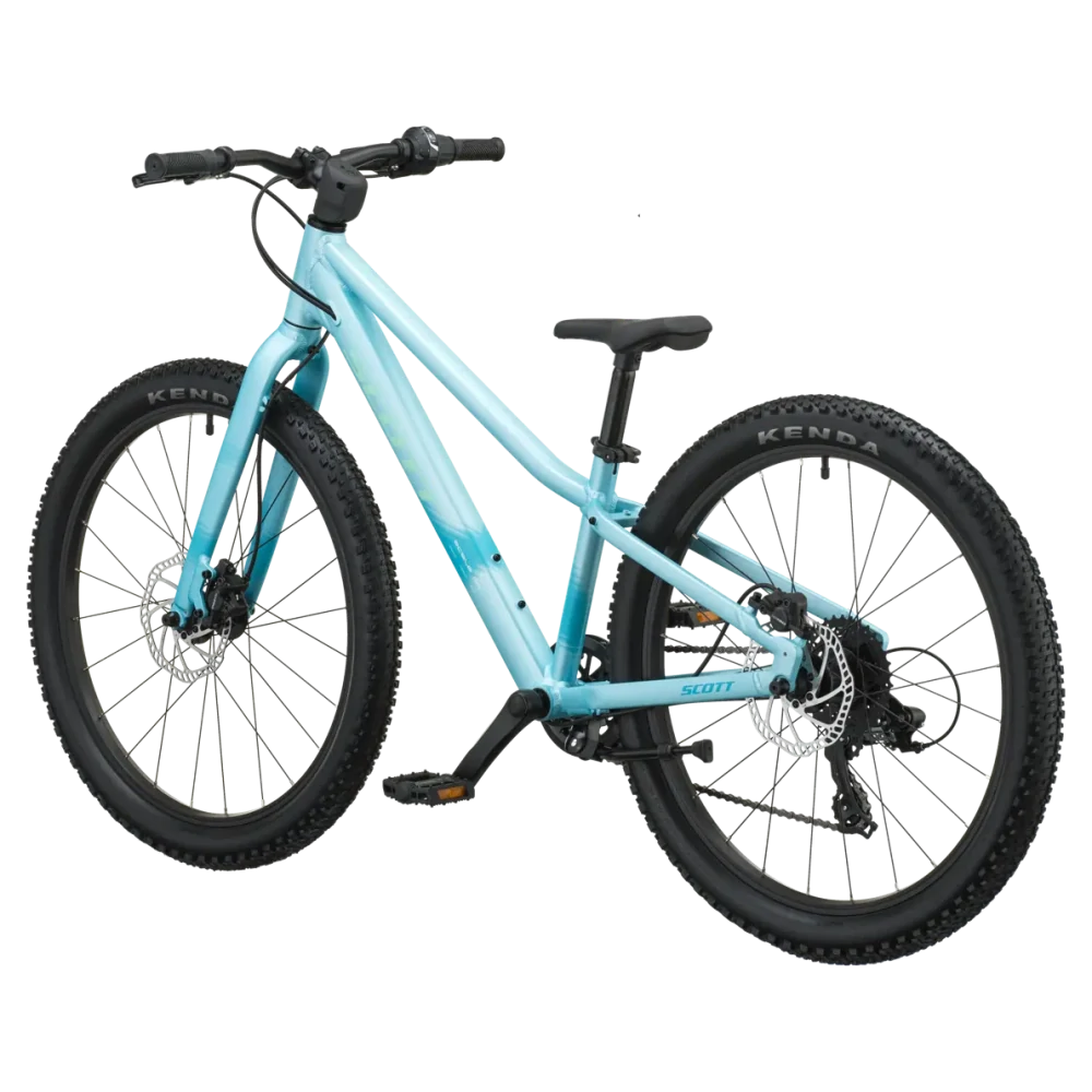 Scott Scale 400, model 2027, pneu 24", barva tropical blue - ZDARMA dopravné, odborná montáž, seřízení a sada světel!