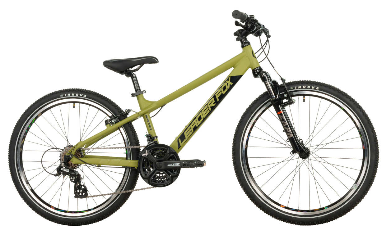 Leader Fox SPIDER chlapecké, pneu 24", model 2027, army - ZDARMA dopravné, odborná montáž, seřízení a sada světel!
