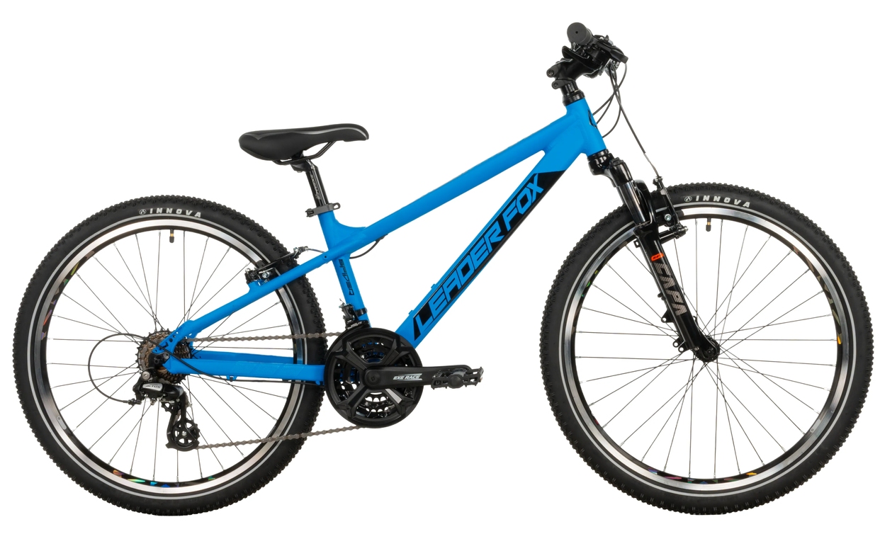 Leader Fox SPIDER chlapecké, pneu 24", model 2027, blue matt - ZDARMA dopravné, odborná montáž, seřízení a sada světel!