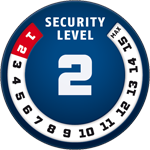 Řetězový zámek ABUS 1200 Web, 60 cm, barva oranžová