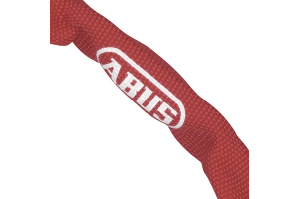 Řetězový zámek ABUS 1200 Web, 110 cm, barva červená