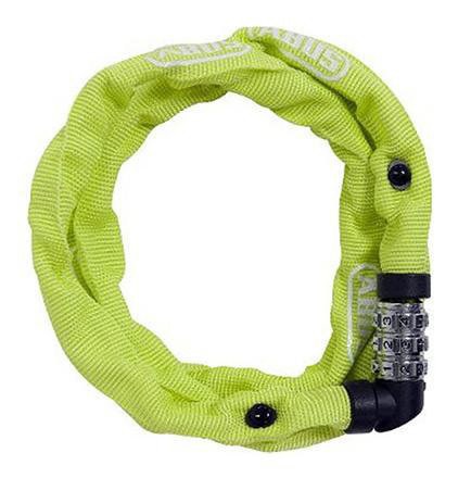 Řetězový zámek ABUS 1200 Web, 110 cm, barva limetková