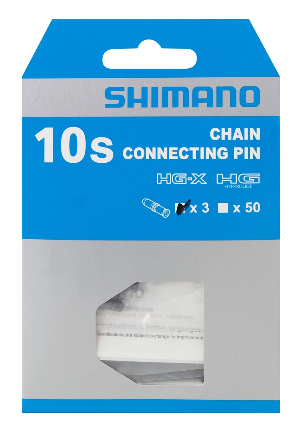Nýt řetězu SHIMANO DA 10k