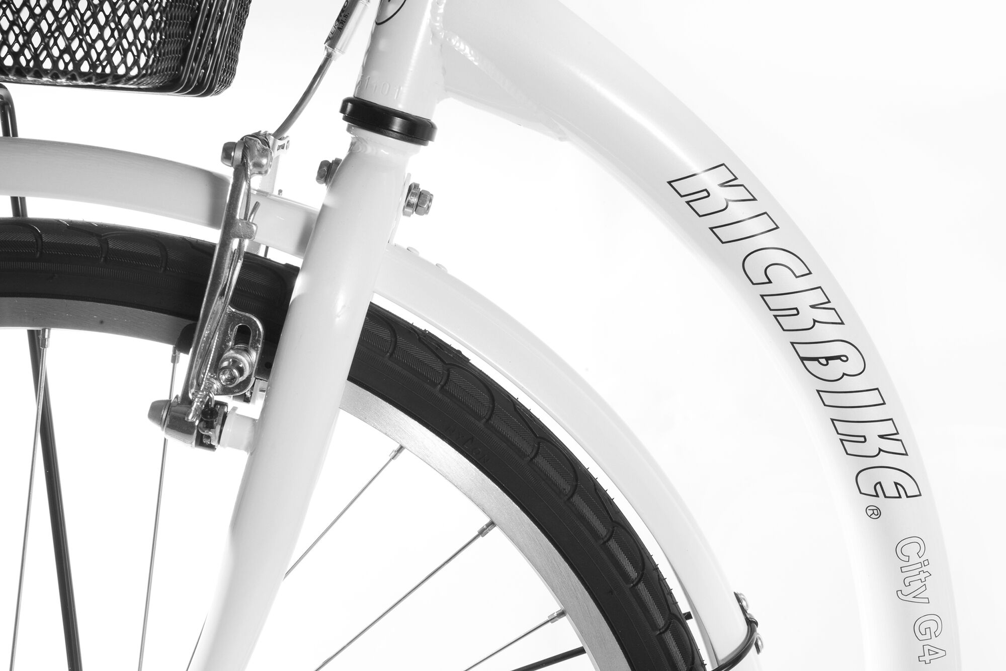 Koloběžka KICKBIKE City G4, bílá -Doprava ZDARMA!
