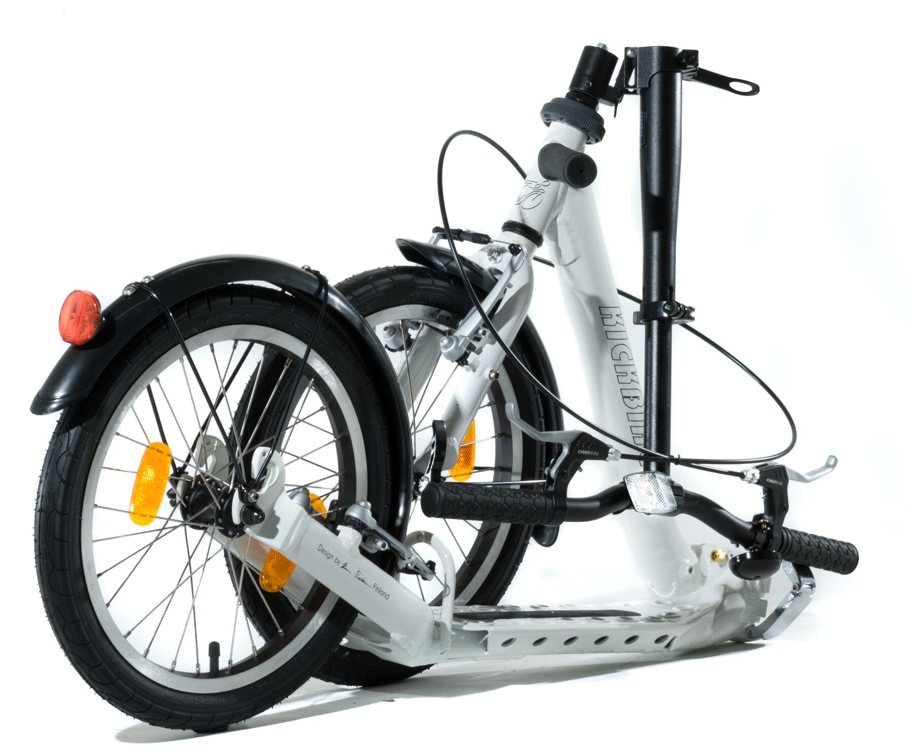 Koloběžka KICKBIKE Clix, bílá - Doprava ZDARMA!