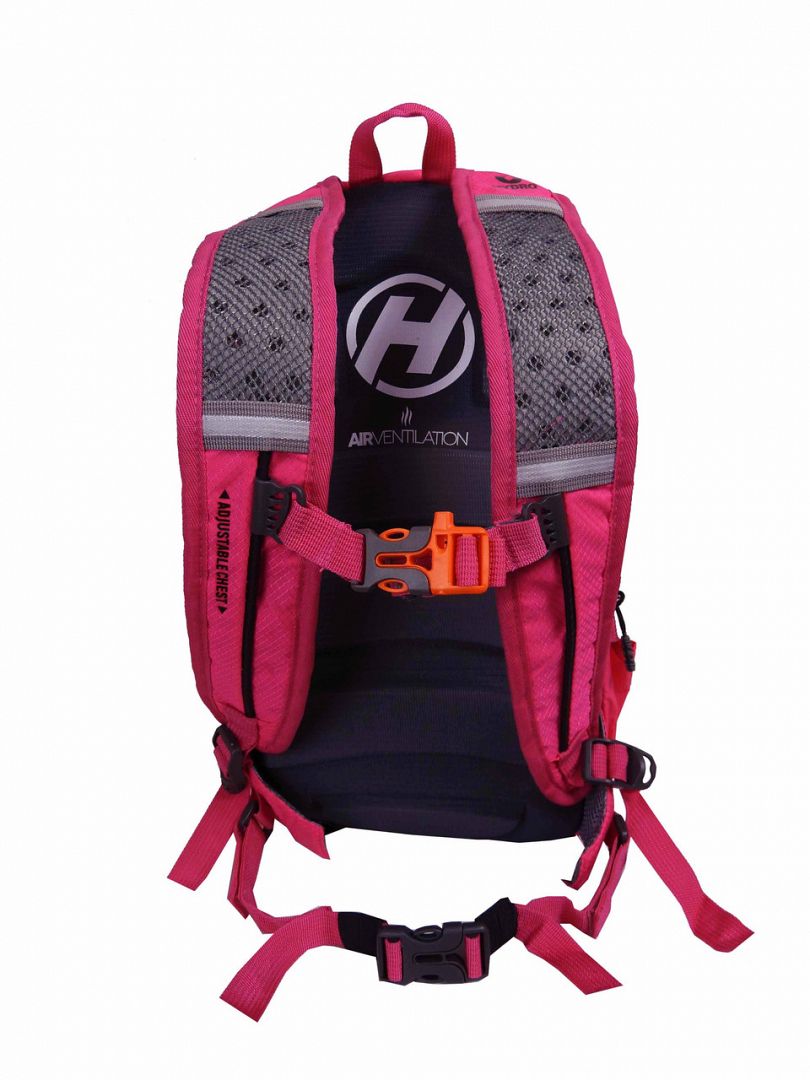 Hydratační batoh HAVEN LUMINITE II 12l black/pink, bez rezervoáru