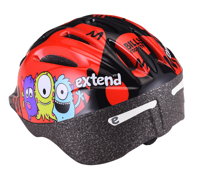 Přilba Extend BILLY Monster neon red
