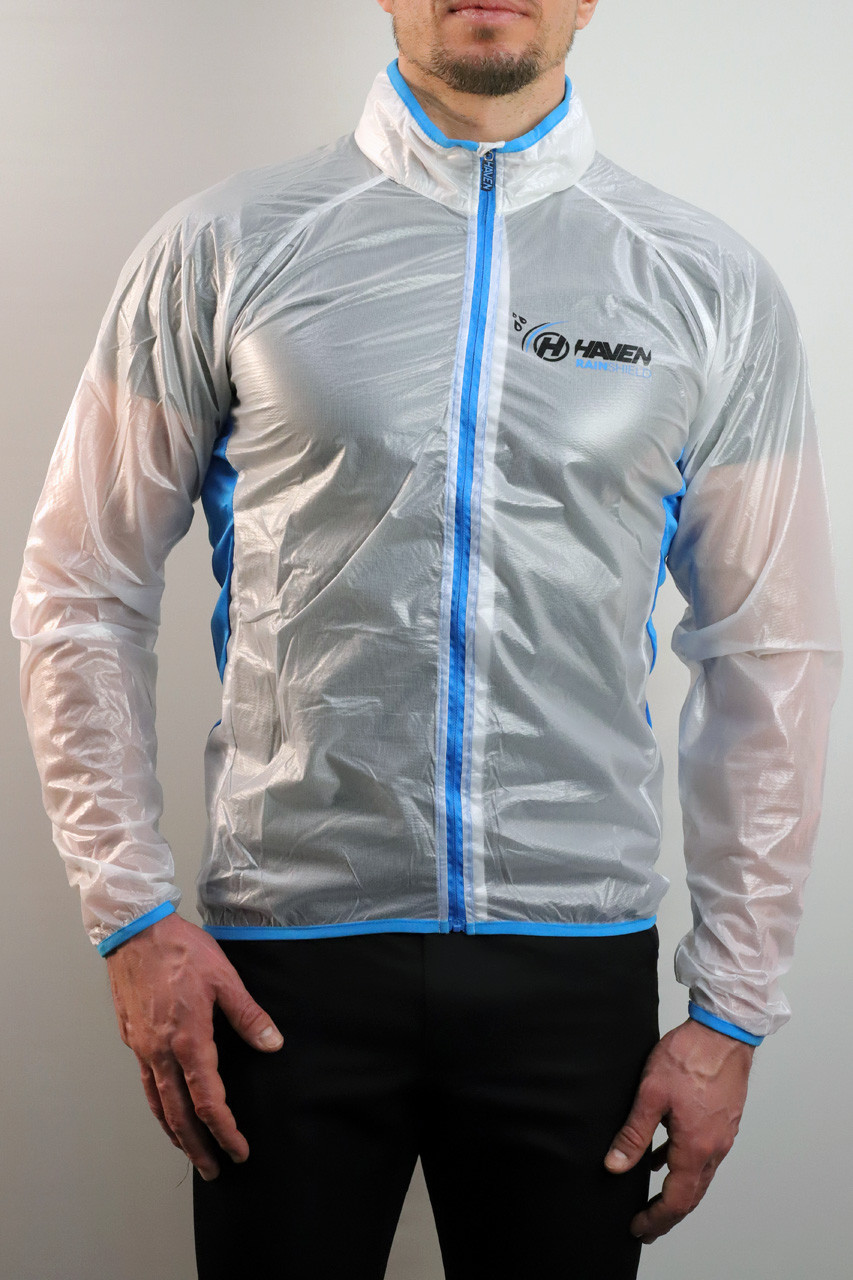 Bunda HAVEN RAINSHIELD white/blue