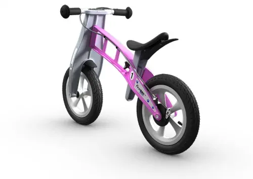 Odrážedlo FirstBike STREET pink - ZDARMA dopravné, košík a zvonek!