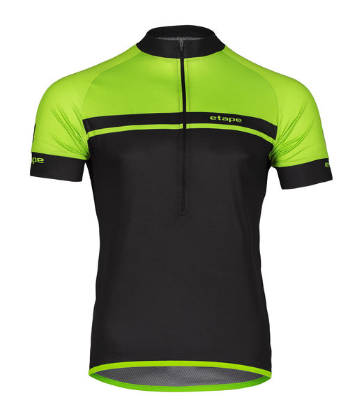 Pánský cyklistický dres ETAPE DREAM, vel. M, černá/zelená