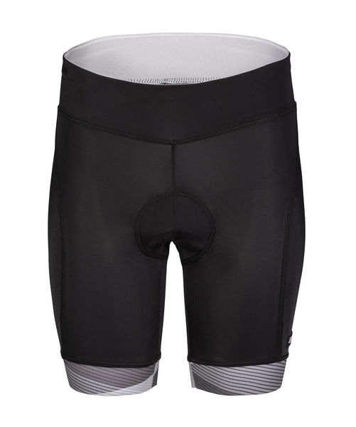Dámské cyklistické kraťasy ETAPE LIVIA, vel. S, černá/bílá s vložkou
