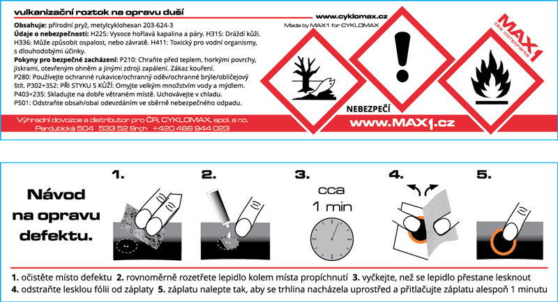 Lepení MAX1 8 dílů, malý set