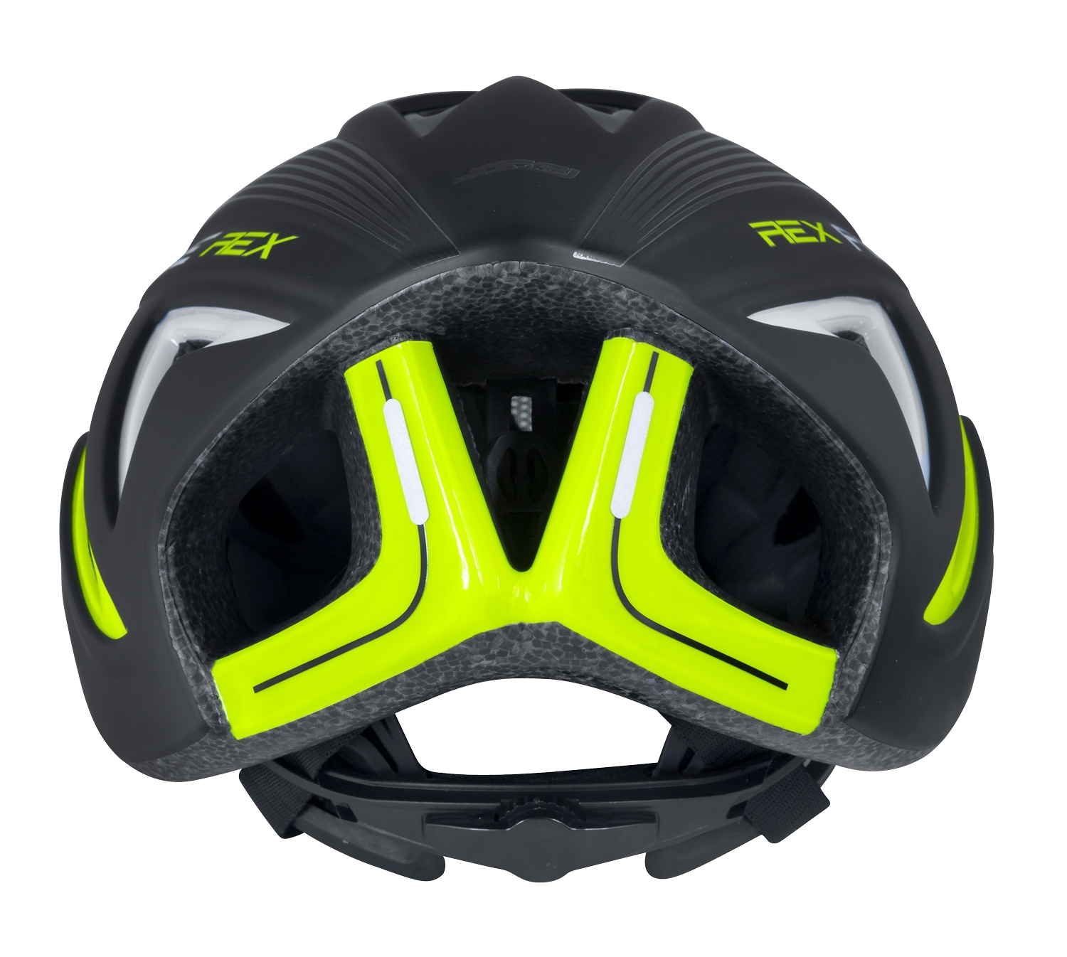 Přilba FORCE REX, černo-fluo