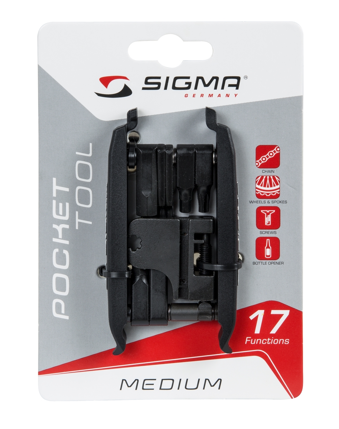 Multiklíč INBUS SIGMA MEDIUM, 17 funkcí