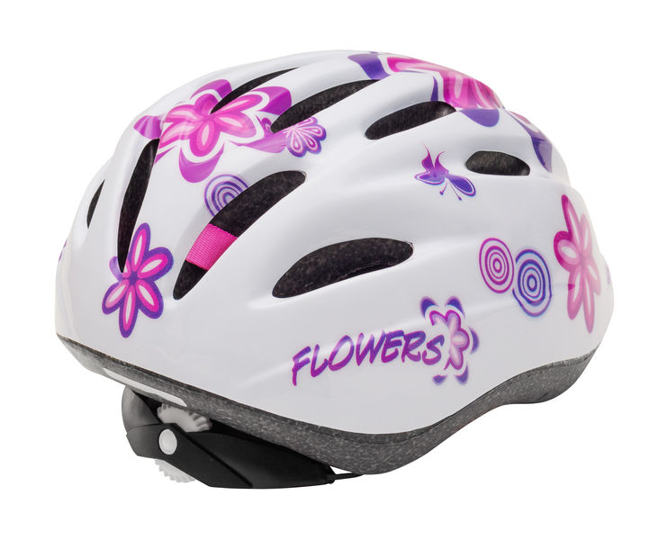 Dětská cyklistická přilba ETAPE Rebel, vel. XS/S, barva bílá/růžová