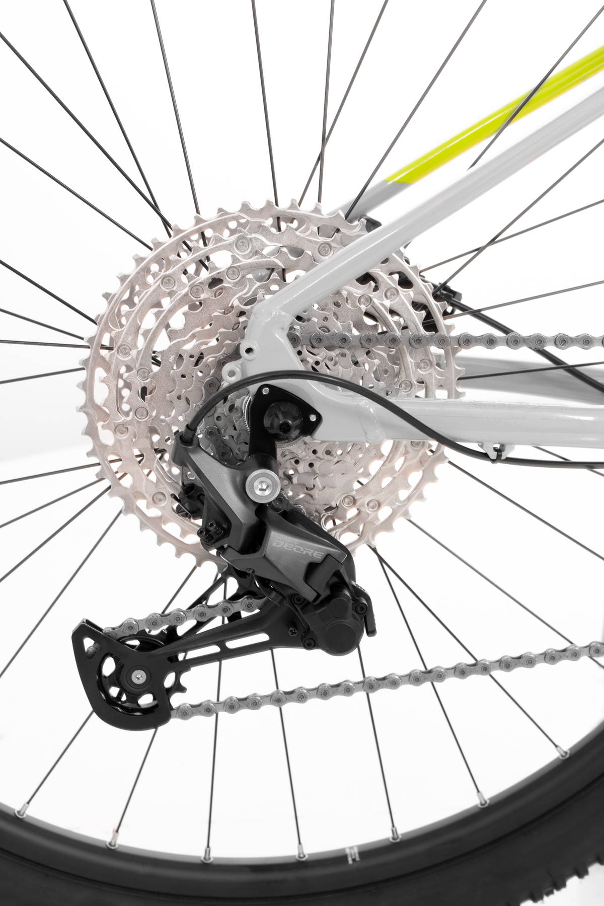 Rock Machine TORRENT 60-29, rám 17" (M), Gloss Grey/Grey/Radioactive Yellow - ZDARMA dopravné, seřízení a odborná montáž!