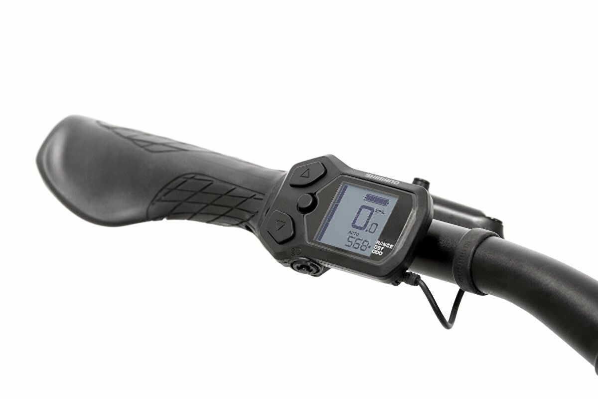Rock Machine CrossRide INT e400 STePS touring, model 2022, Gloss Red/Black - ZDARMA dopravné, odborná montáž, seřízení a dárkový poukaz na nákup příslušenství!