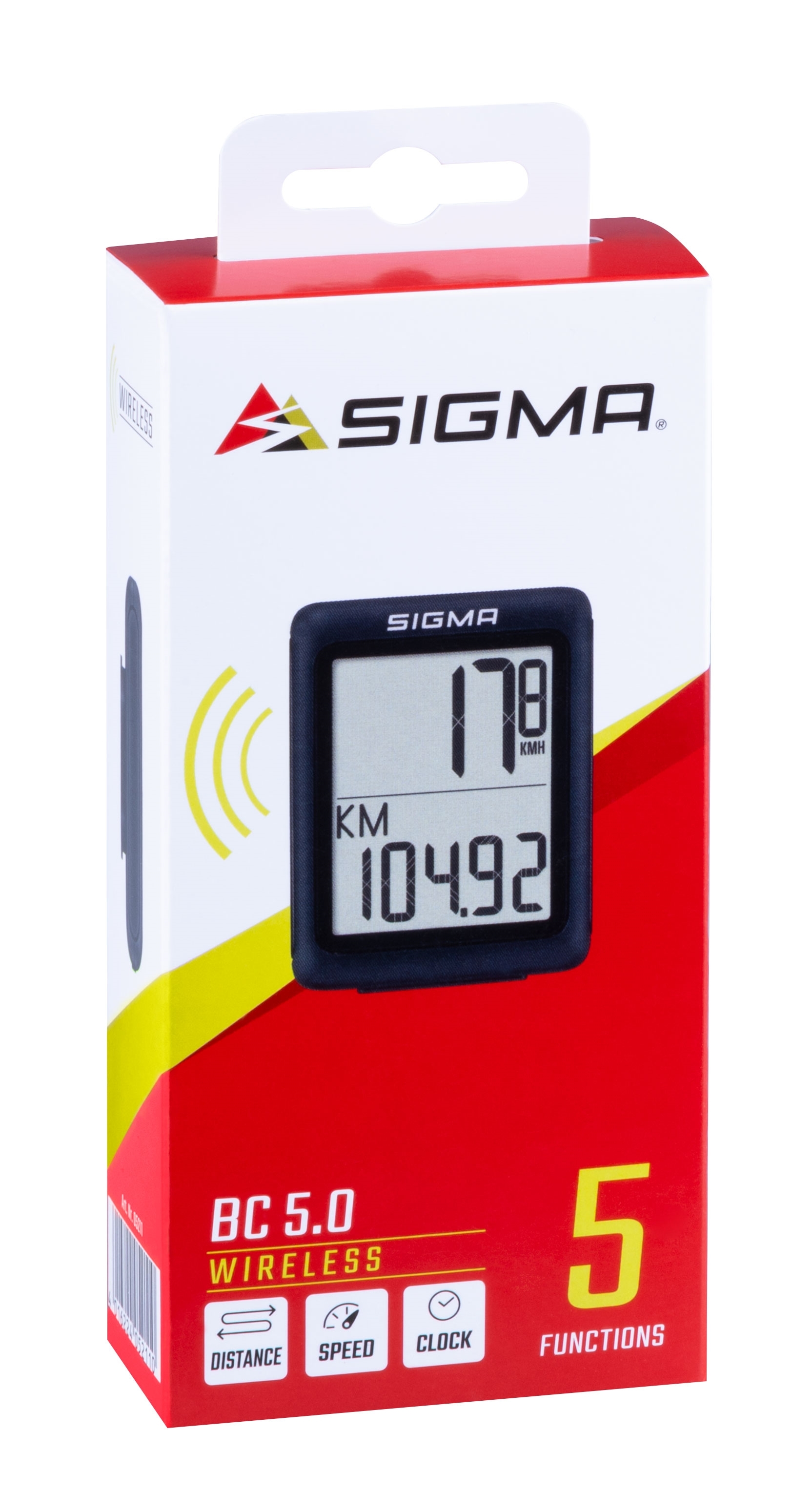 Cyklopočítač SIGMA BC 5.0 ATS WL, černý