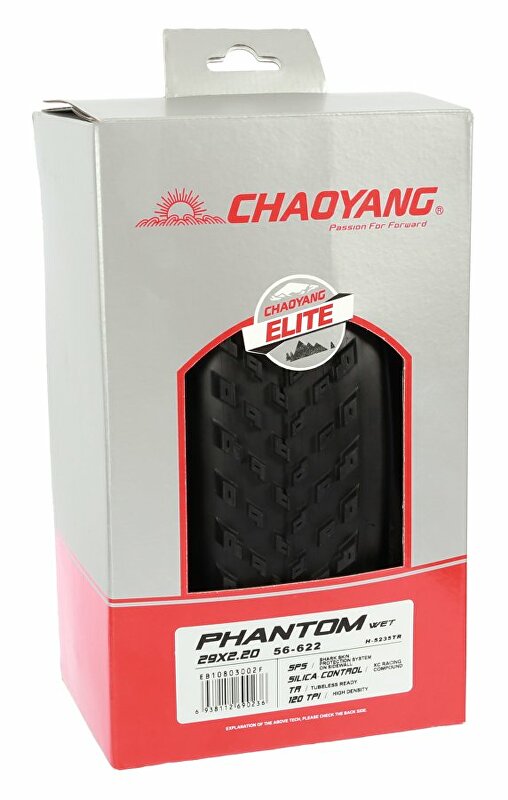 Plášť CHAOYANG Phantom Wet 29x2,20 120tpi (Silica Control) Tubeless Ready, SPS, kevlar E25