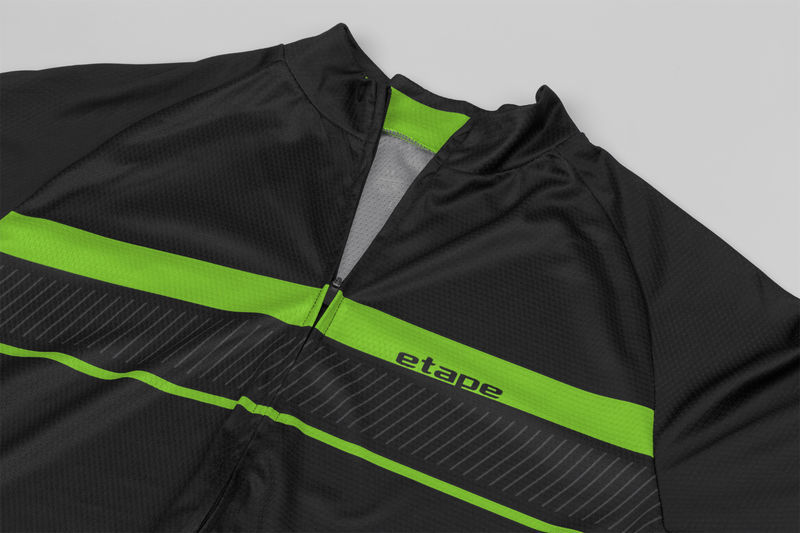 Pánský cyklistický dres ETAPE DREAM 2.0, vel. XL černá/zelená