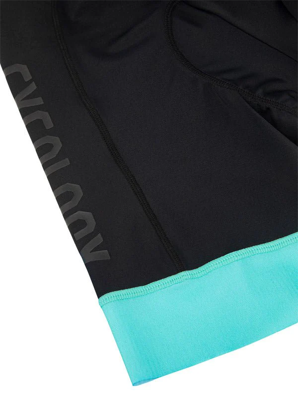 Cyklokraťasy se šráky Cycology Black/Aqua, dámské