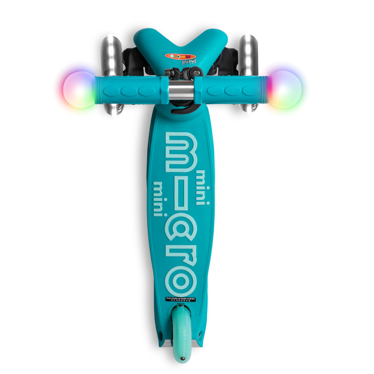 Koloběžka Mini Micro Deluxe Magic LED aqua - ZDARMA dopravné!