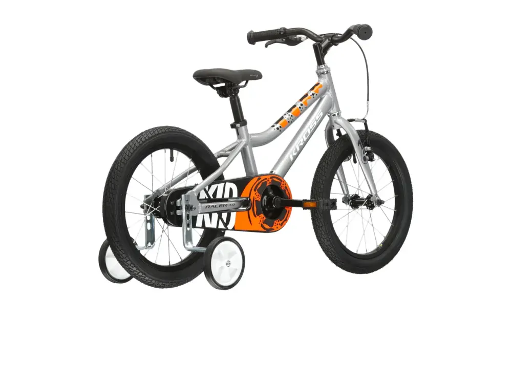 KROSS RACER 4.0 2025, pneu 16", barva stříbrná - ZDARMA dopravné, odborná montáž a seřízení!